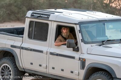 Desert Lion Conservation joined forces with INEOS Granadier to test their unique and sophisticated off-road vehicle in the conditions of the coastal lions